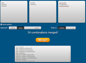 Mergewords