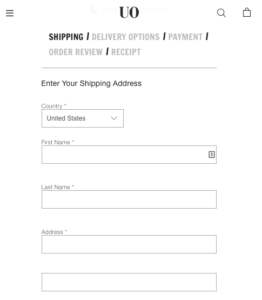 Webáruház ünnepi marketing: Egyszerűsített form