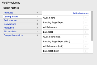 Adwords hirdetés - új minőségi mutatók