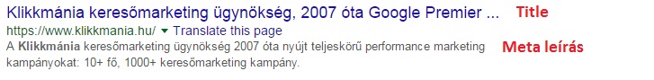 klikkmánia lokális keresőoptimalizálás
