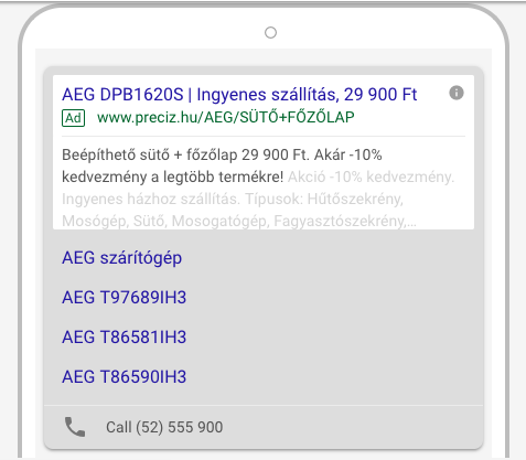 google-adwords-hirdetes-testreszabok