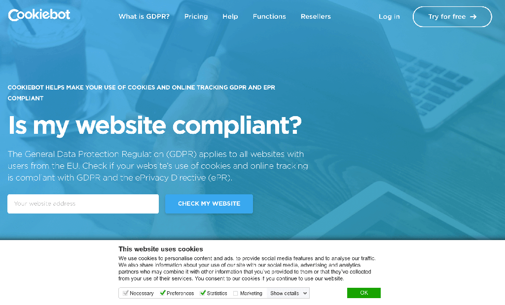 cookiebot_gdpr_megfelelő_cookie_kezelés