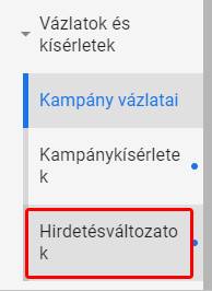 07 Hirdetésváltozatok